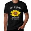 Just A Woman Who Supports Melanoma Awareness T-Shirt Summer Top Summer Clothes Heavy Weight T Shirts for Men