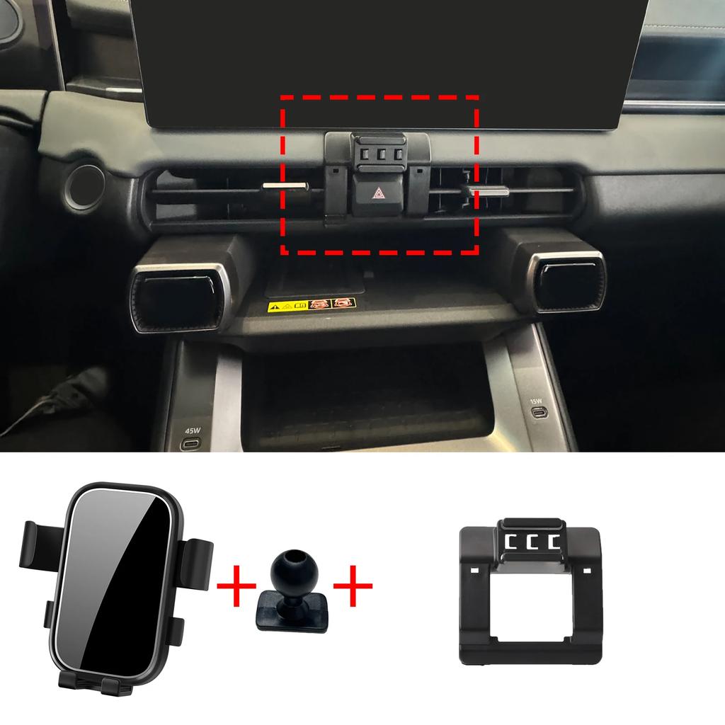 Pro Toyota RAV4 2026 2027 Pravostranné řízení Levé řízení Integrovaný držák telefonu na displej Držák Autopříslušenství