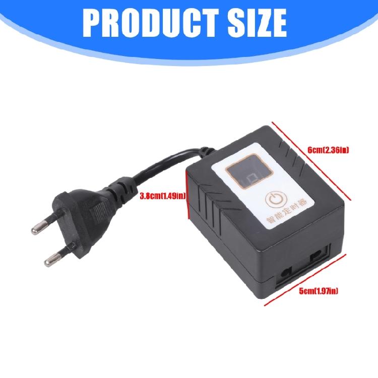 LCD Programmable Outlet Timer Energy Saving Aquarium Timer Black Adjustable LED Dimmer Controller Fish Tank Timer