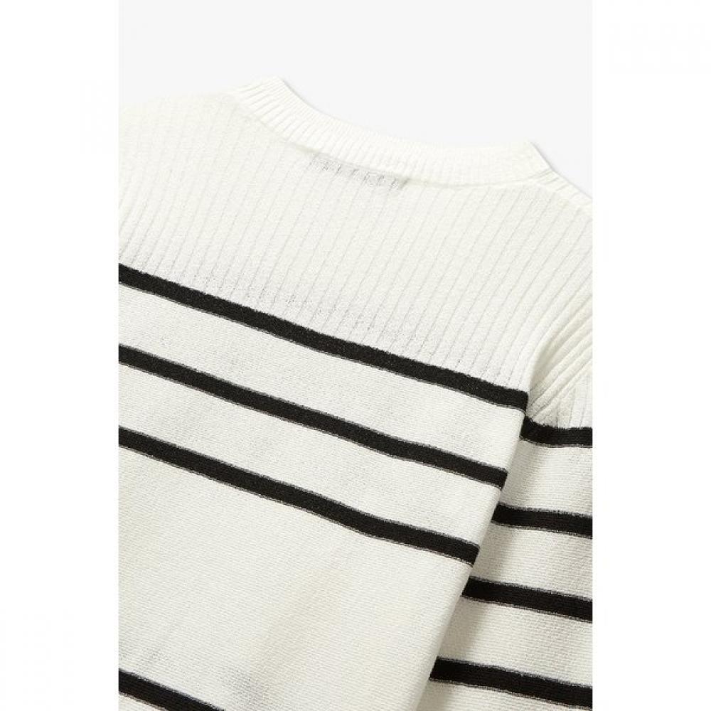 Vov Stripe Knit Pullover 7125250701