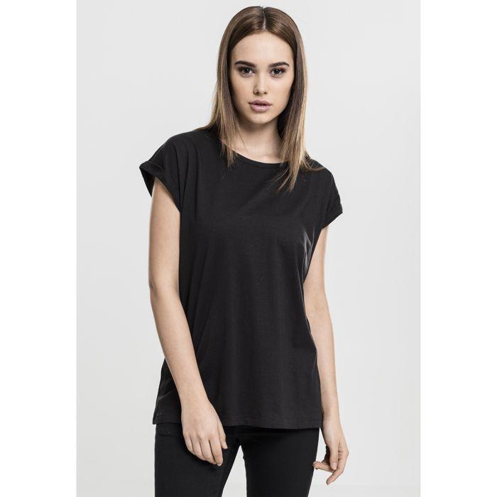 T-shirt femme - Urban Classic - Extended - Noir - Manches longues - 100% coton