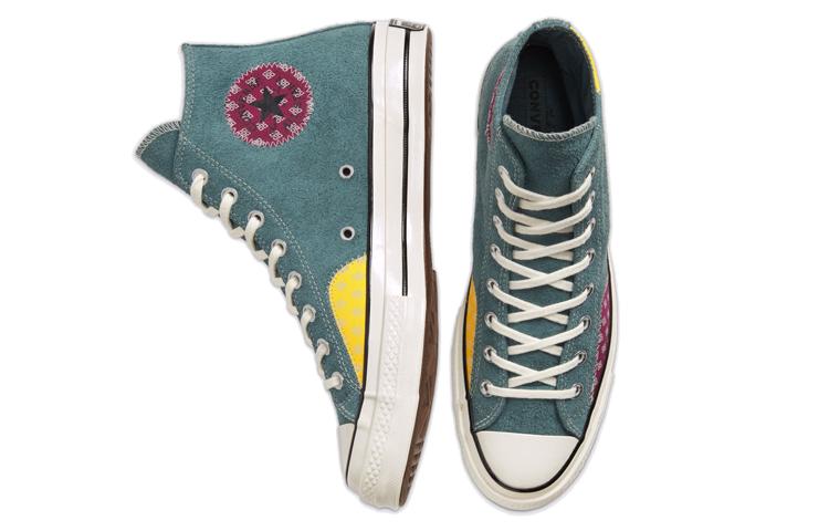 Converse Chuck Taylor All Star 70 Hi Twisted Prep Faded Spruce Amarill