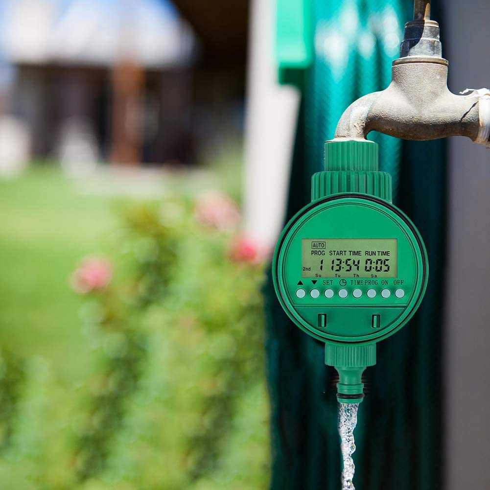RIG5164 CONTROLLER IRRIGATION PROGRAMMER DIGITAL LCD CLOCK Weekly Valve