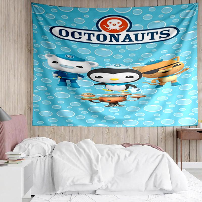 1PC Octonauts Adventure Beyond Tapestry, Unique Design Tapestry, Suitable for Bedroom,Livingroom, Playroom,Heartwarming Holiday Gifts