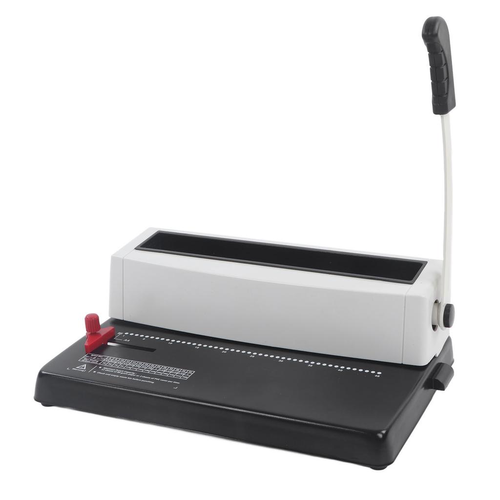 Spiral Coil Binding Machine Humanized Handle Round Hole Punch Wire Binder Machine for Letter Size