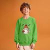 Children's Fashion Loose-fitting Casual Halloween Long-sleeved Printed Round Neck Sweatshirt
