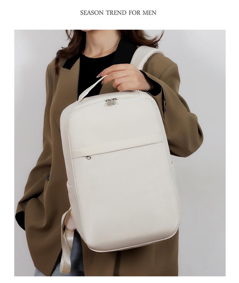 Unisex Large Capacity Business Travel Backpack - 15-inch Lightweight Double Shoulder Bag for Commuting & Laptop Storage
