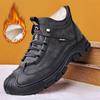 Winter Men's Warm Snow Boots High-top Comfortable and Non Slip Outdoor Casual Shoes