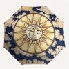 Sun, Moon Themed Eight Rib Automatic Folding Umbrella Is Suitable for Both Men and Women, Making It A Perfect Christmas and Valentine's Day