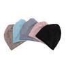 Solid Color Gauze Pile Cap Elastic Hood Cover Cap Casual Bucket Hat  For Men Women
