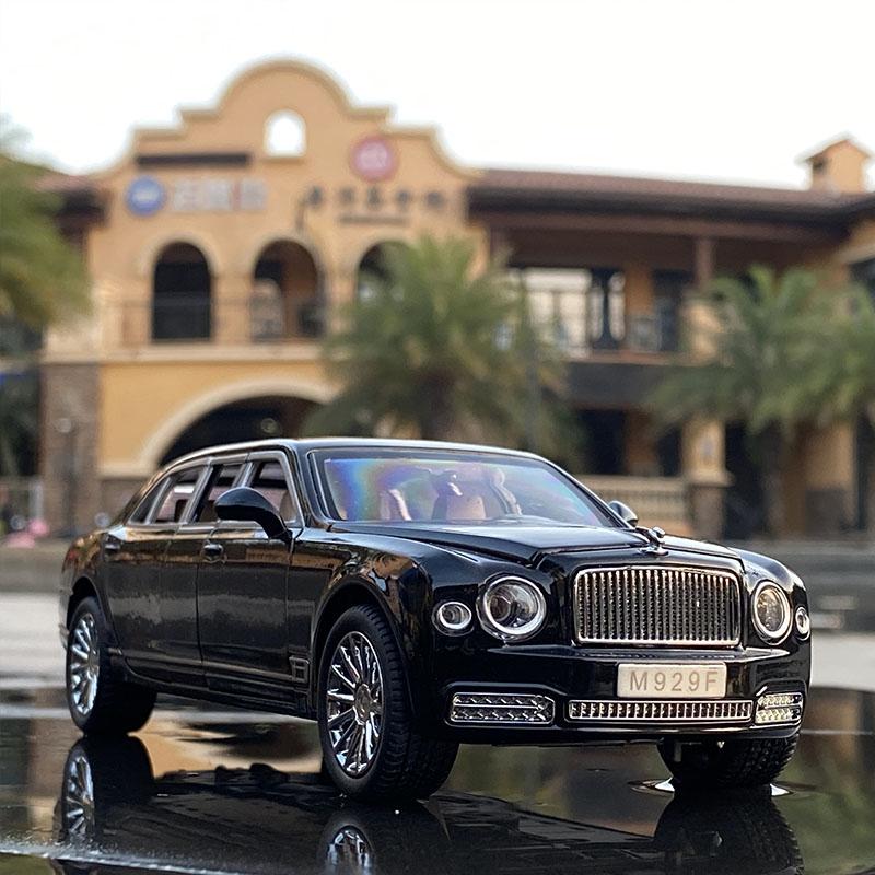 1:24 Mulsanne Slitina Model Auta Hračka Kovový Odlitek Modely Vozidel Zvuk Světlo Zatáhni Zpět Sběratelská Auta Hračky Dárek Pro Miminka Děti