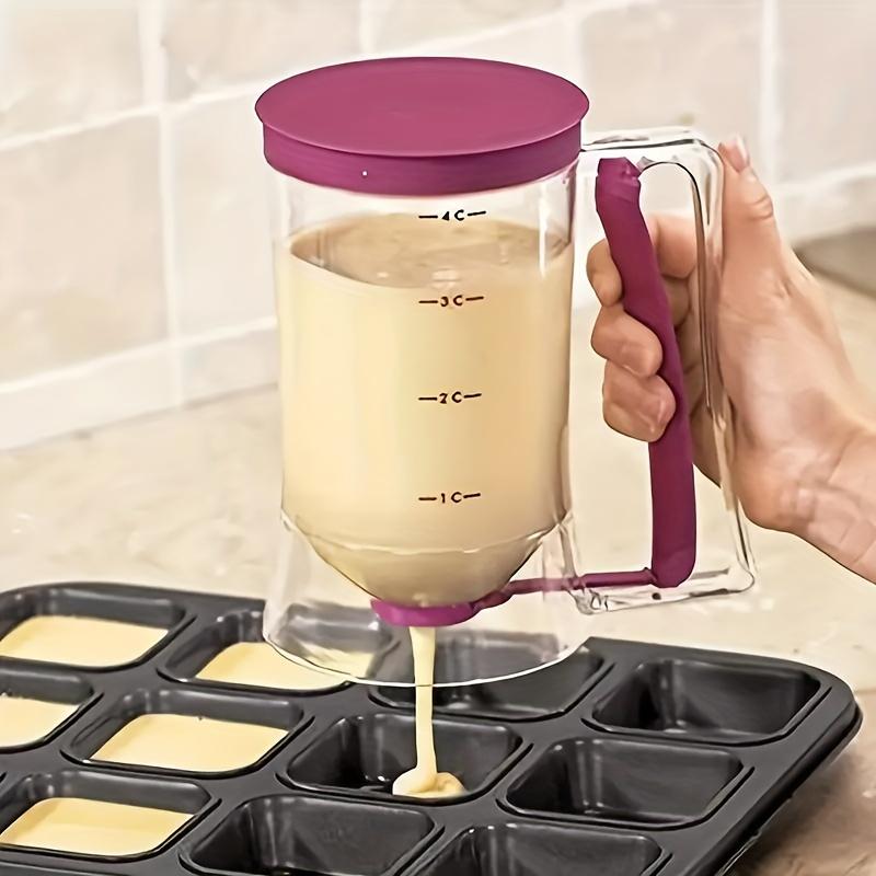 1 ks 900ml Dávkovač těsta Ruční odměrný trychtýř Těsto na pečivo Dávkovač Pro lívance Cupcakes Dort