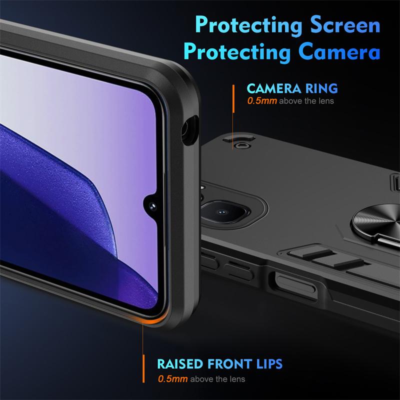 Funda For Infinix GT 50 Pro X6891 Case Armor Shockproof Phone Cases For Infinix GT50 Pro Magnetic Car Holder Ring Coque Cover