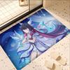 Genshin Impact Columbina Floor Mat Nordic Style Home Doormat Bathroom-Toilet Mats Bedroom Hotel Decor Mat
