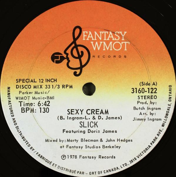 

12inch Record SLICK DORIS JAMES Sexy Cream The Whole Worlds Danc 3160122 Fantasy WMOT Re 1979 Canada SoulFunk Used
