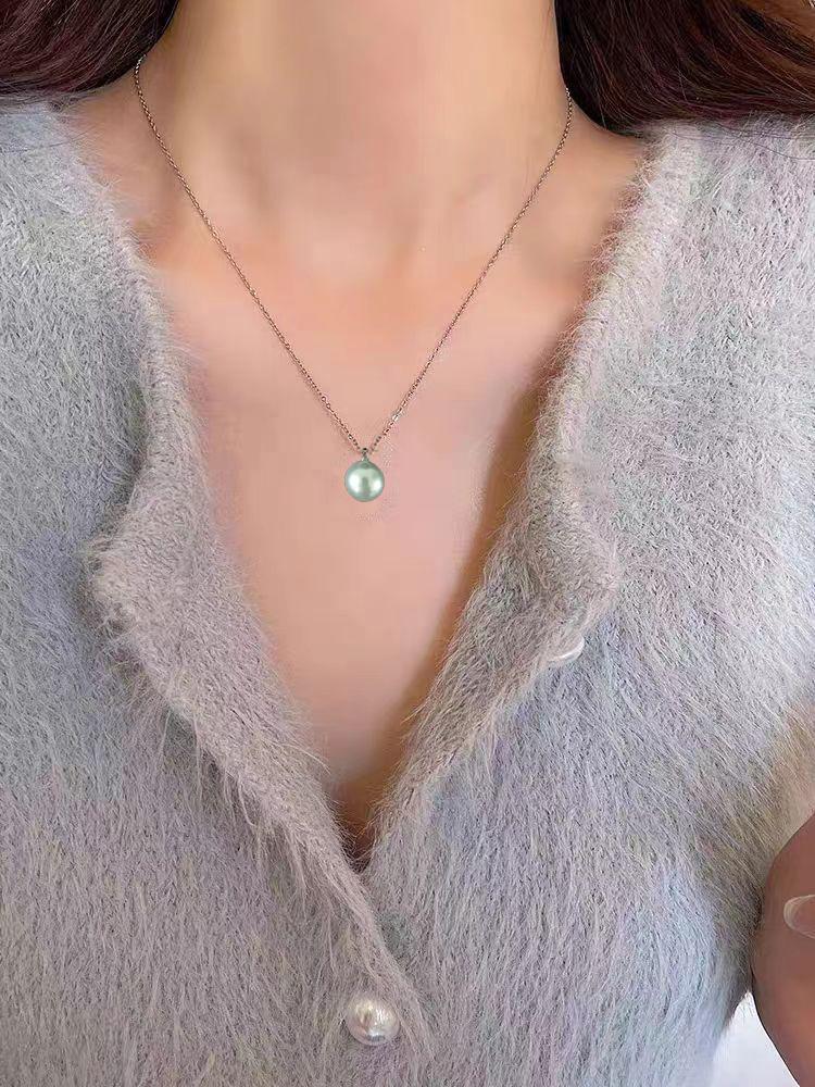 Antique Collarbone Chain, Pearl Necklace, Neck Chain, Summer Niche Versatile Personality Design Items