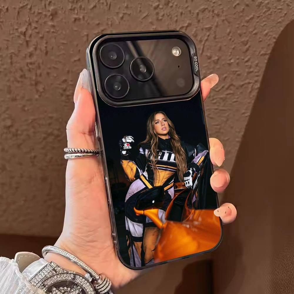 Popular Singer T-Tate McRae  Phone Case For iPhone 17,16,15,14,13,12,11,Pro Max,Plus Candy Silver Cover