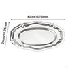 Dessert Plate Appetizer Plates Food Serving Tray Oval Dish for Home Kitchen Cafe