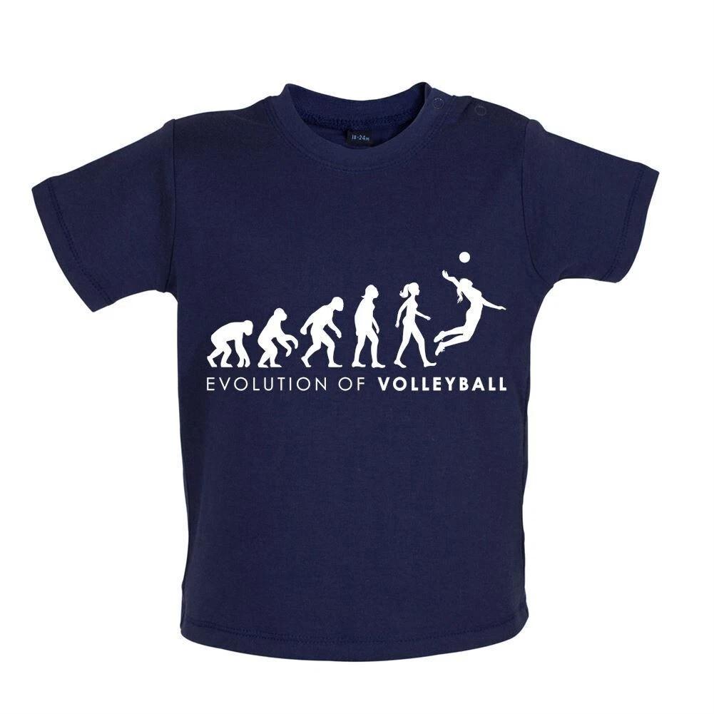 Evolution of  volleyball - baby t-shirt / bodysuit - volleyball player 120