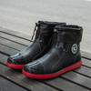 Fashion Rain Boots Men Casual Waterproof Shoes 2025 New Anti-slip Men Working Boots Wear-resistant Rubber Shoes for Men Outdoor