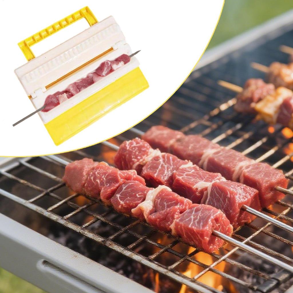 Large Kebab Skewers Mould BBQ Grill Mold Effortless Meat Shaping Maker for Outdoor Preparation Barbecue Camping