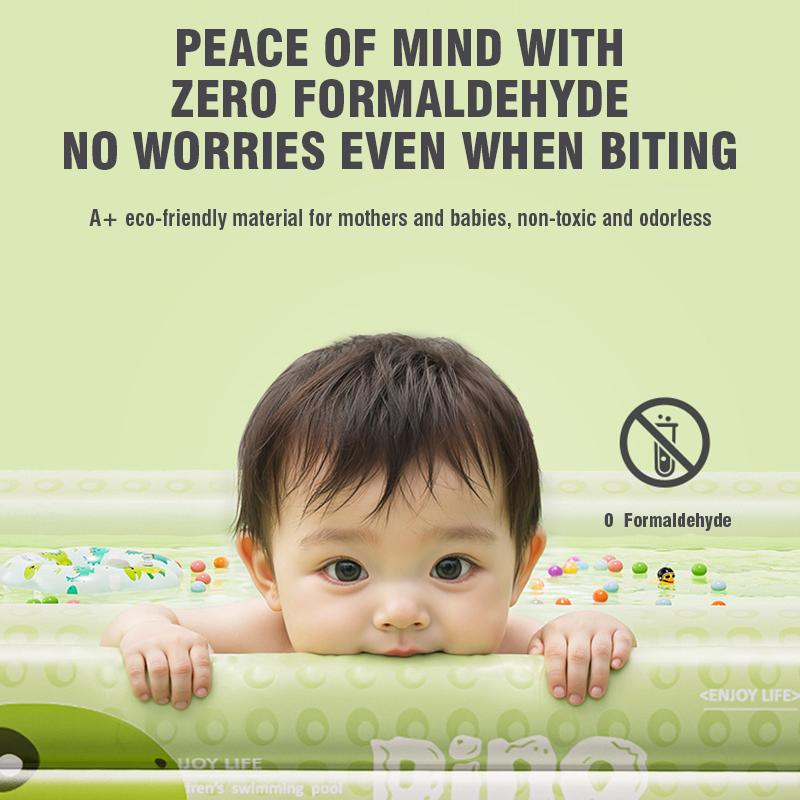 non-toxic 1.5-2.6M PVC Inflatable Swimming Pool Children's Cute Home Outdoor Large Pool for Family for Backyard Baby Indoor Bath Bathtub