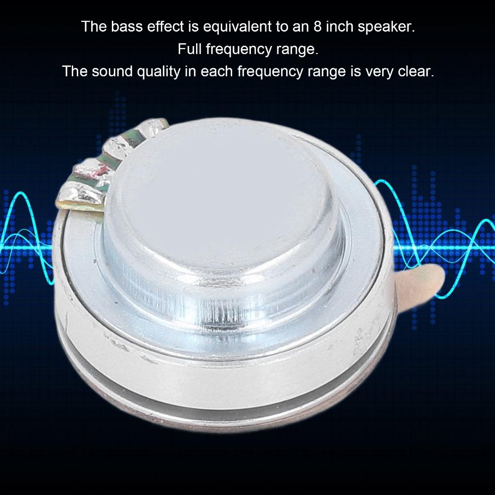 26mm Size Resonance Speaker 3W Power Vibration Speaker Portable Strong Bass Speaker  Computers