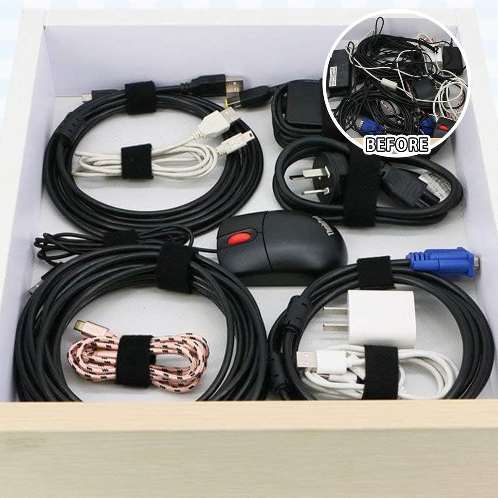 Cable Cable Cable Cable Fixing 50 Black Ties, Management, Ties, Bands, Belts, Pieces, 15cm,