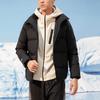 Anta Flame Technology Short Warm Hooded Down Jacket Men Outerwear Black 952147911-3