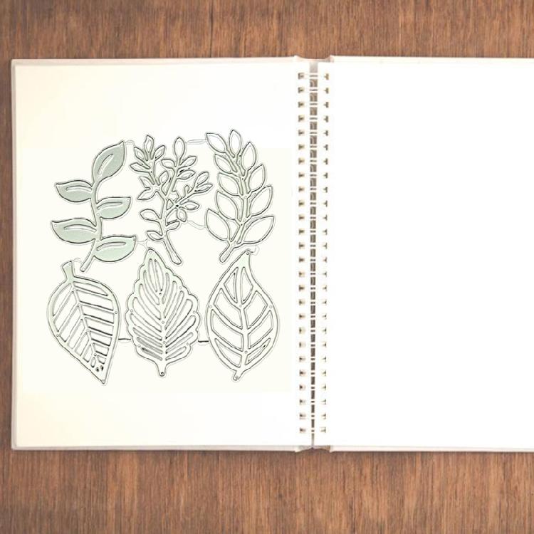 Leaves Pattern Cutting Dies Scrapbooking Stencils Carbon Steel Dies Cut Stencils for Card Making Photo Album Decoration