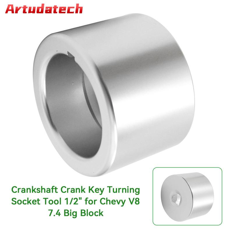 Artudatech Crankshaft Crank Key Turning Socket Tool 1/2  for Chevy V8 7.4 Big Block