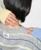 RONRON Multi Stripe Oversized Knit Gray