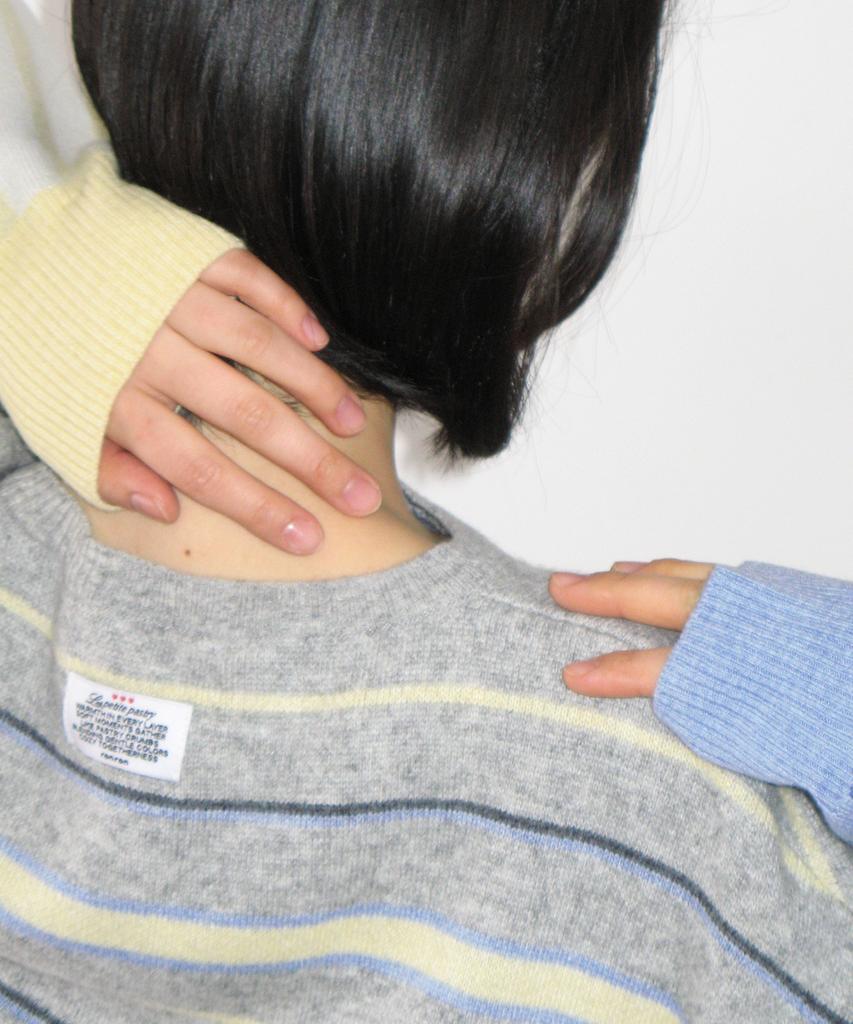 RONRON Multi Stripe Oversized Knit Gray