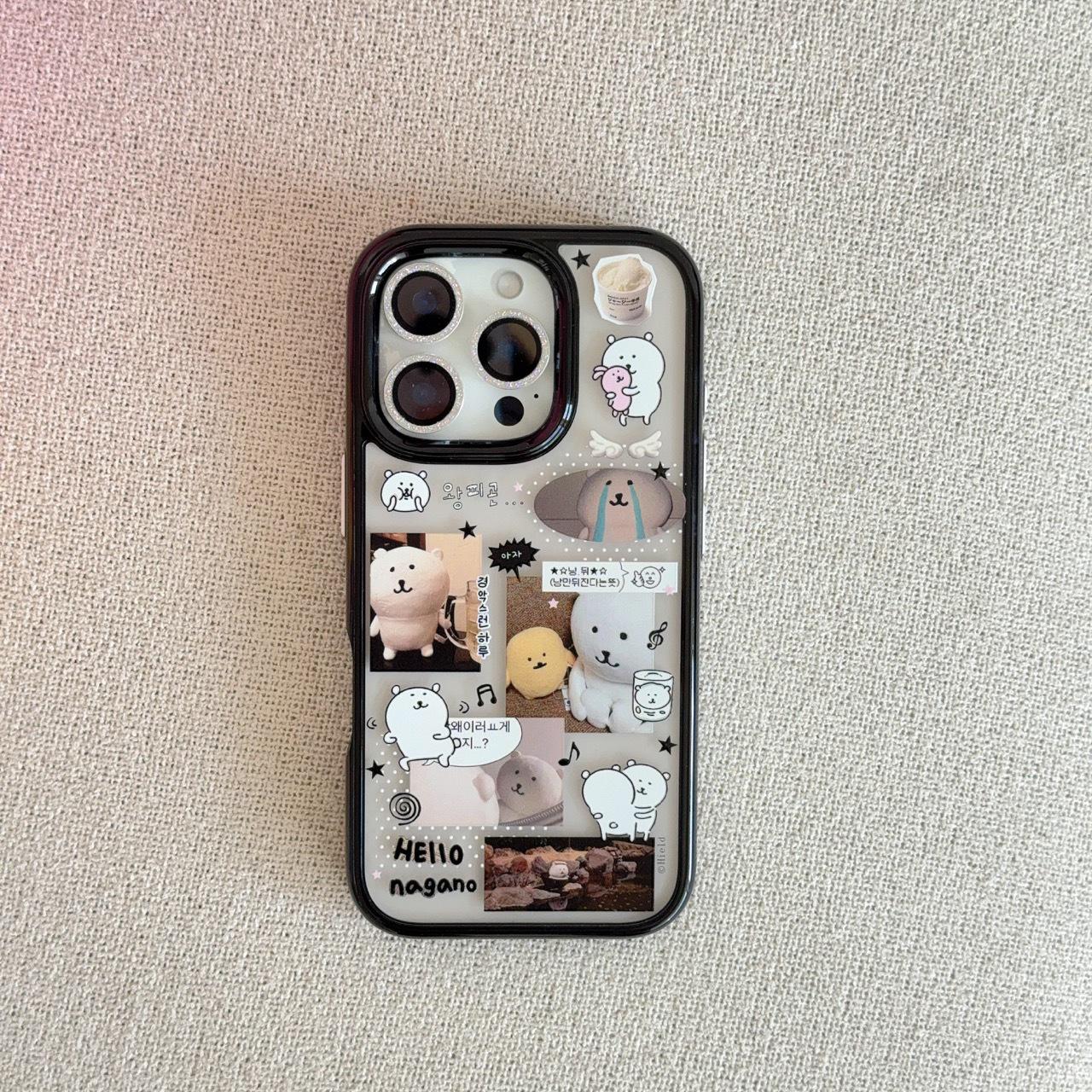 

Rilakkuma Miffy Rabbit 2-in-1 Case for Apple iPhone 15 Pro Max/16/13 - Cute Design Apple 17