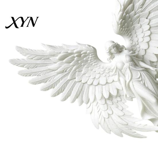 Matte Finish Angel Collectible 3D Printed Figurine with Large Wings, White Statue, Keepsake Gift Aesthetic Minimalist Sculpture for Home Office