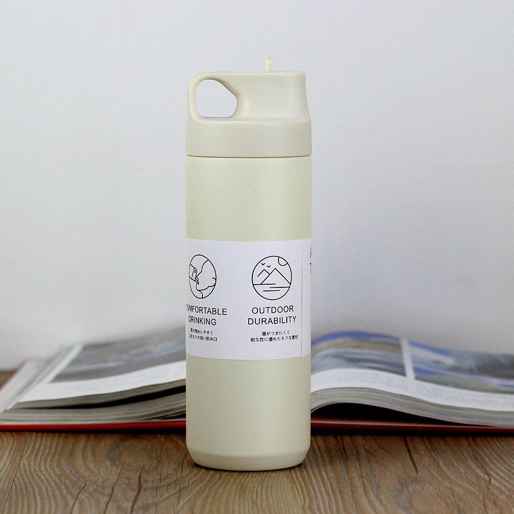 Japanese Portable Steel Cup Student Female Portable Thermos Cup Straw Cup Office Home Water Cup Durable Durable