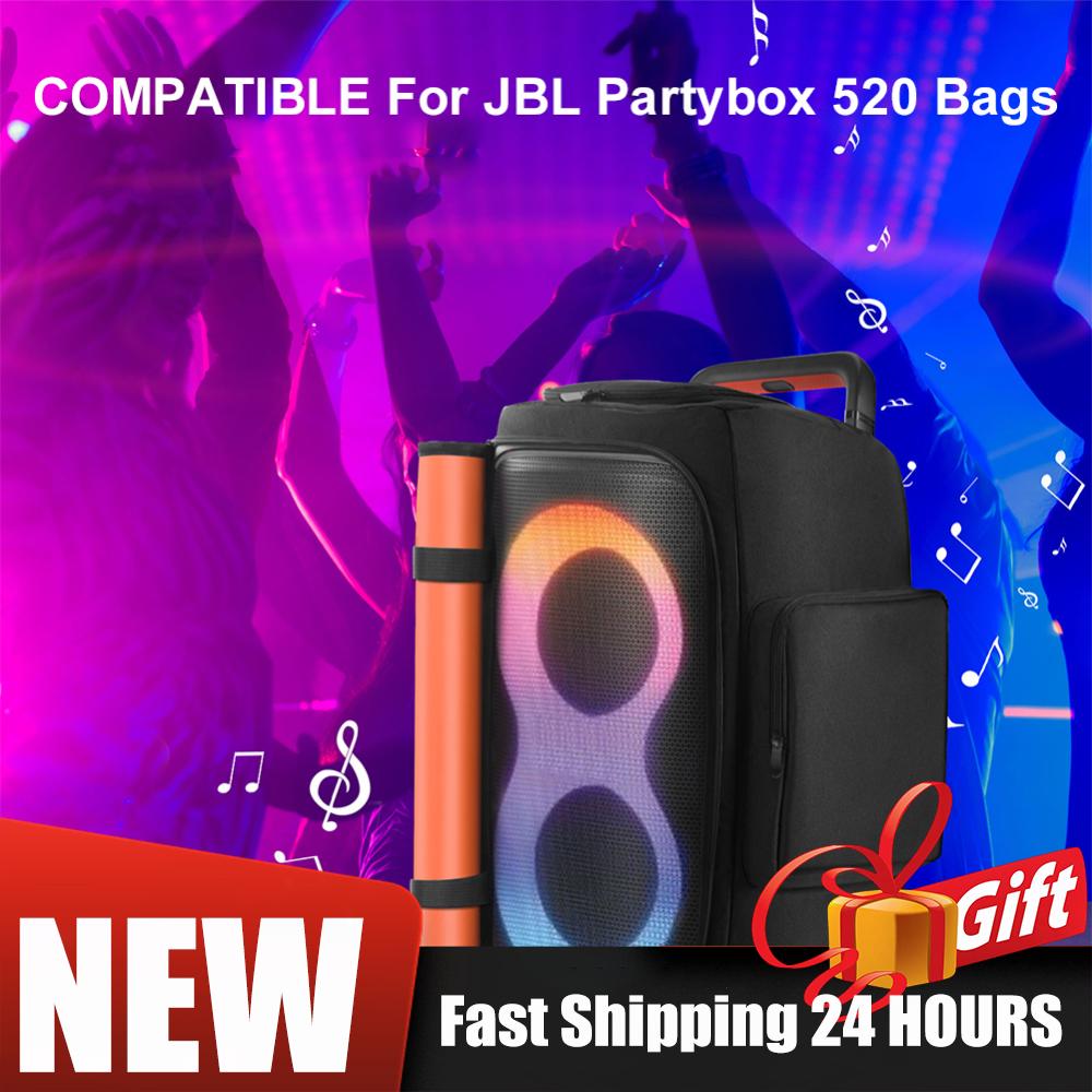 Double-Sided Speaker Protective Cover Dust Case for JBL PARTYBOX 520 Speaker Storage Bag Wear Resist  Travel Protective Bag