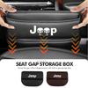 Car Front Seat Slit Catcher Side Seat Gap Filler Organizer Special Seat Crevice Storage Box For Cherokee Patriot Liberty
