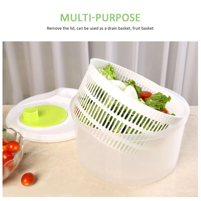 Centrifuga per Insalata Multifunzionale Cesto Scolapiatti per Verdura Frutta Disidratatore Utensili per Insalata Mista