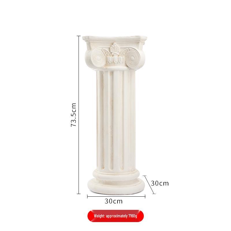 Europäischer Römischer Säulen Blumentopf: Retro Garten Hochzeitsdekoration Ornament