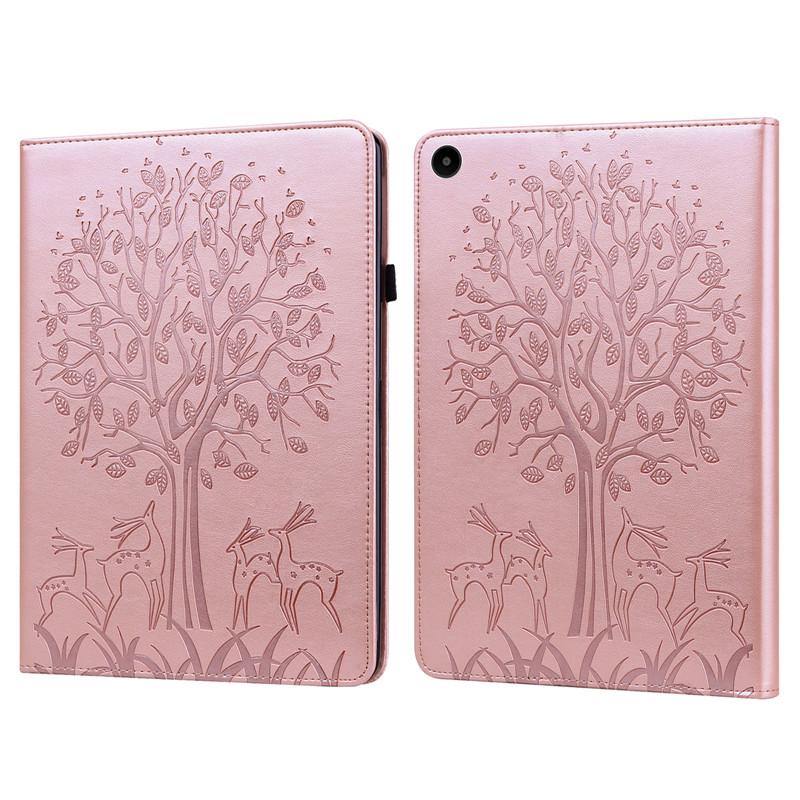 Tablet Case For Huawei MatePad SE 10.4 2022 Cover 3D Imprinted Tree Leather Silicon Stand For MatePad SE AGS5-L09 W09 10.4" Tablet Cover