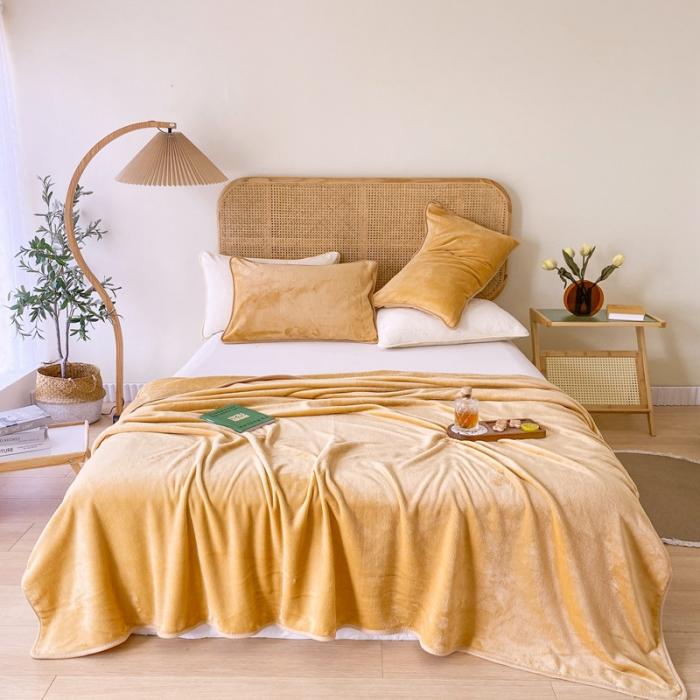 Фланелева флісова ковдра Тепла плюшева оксамитова накидка Темно-зелена постільна білизна Простирадло Покривало Домашній текстиль 200*230см Літня ковдра