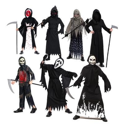 Kostým Cosplay Svítící ve tmě Grim Reaper pro Halloween a Svátek duchů