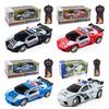1:24 Model Elektrická Policejní RC Auta 2 kanály Dálkové Ovládání Autíčka pro Kluky Závodní Auto