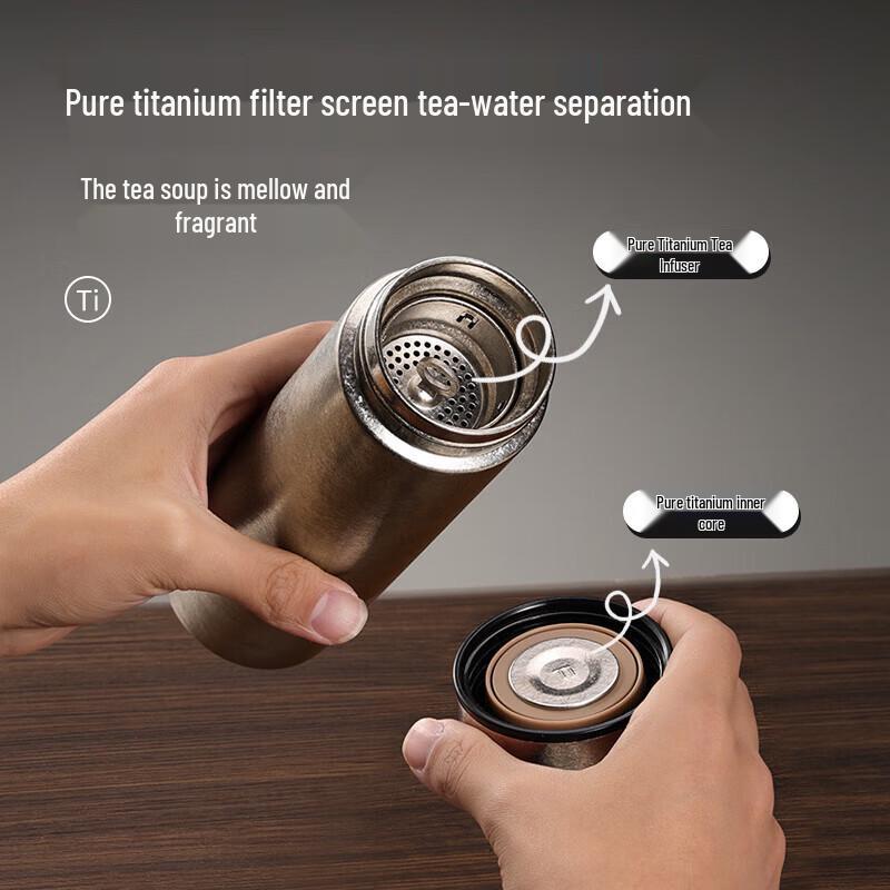 

FUGUANG Pure Titanium Insulated Water Bottle