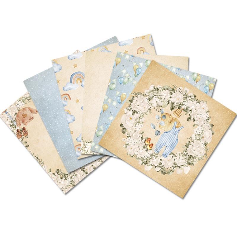24 Sheets My Little Angel Paper Pads Cutting Dies Art Background Origami Scrapbooking Card Making.