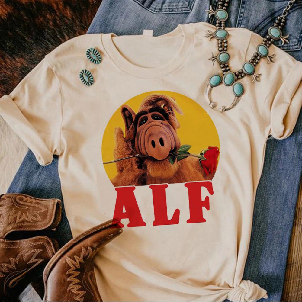 Alf tshirts women designer Tee female graphic clothing