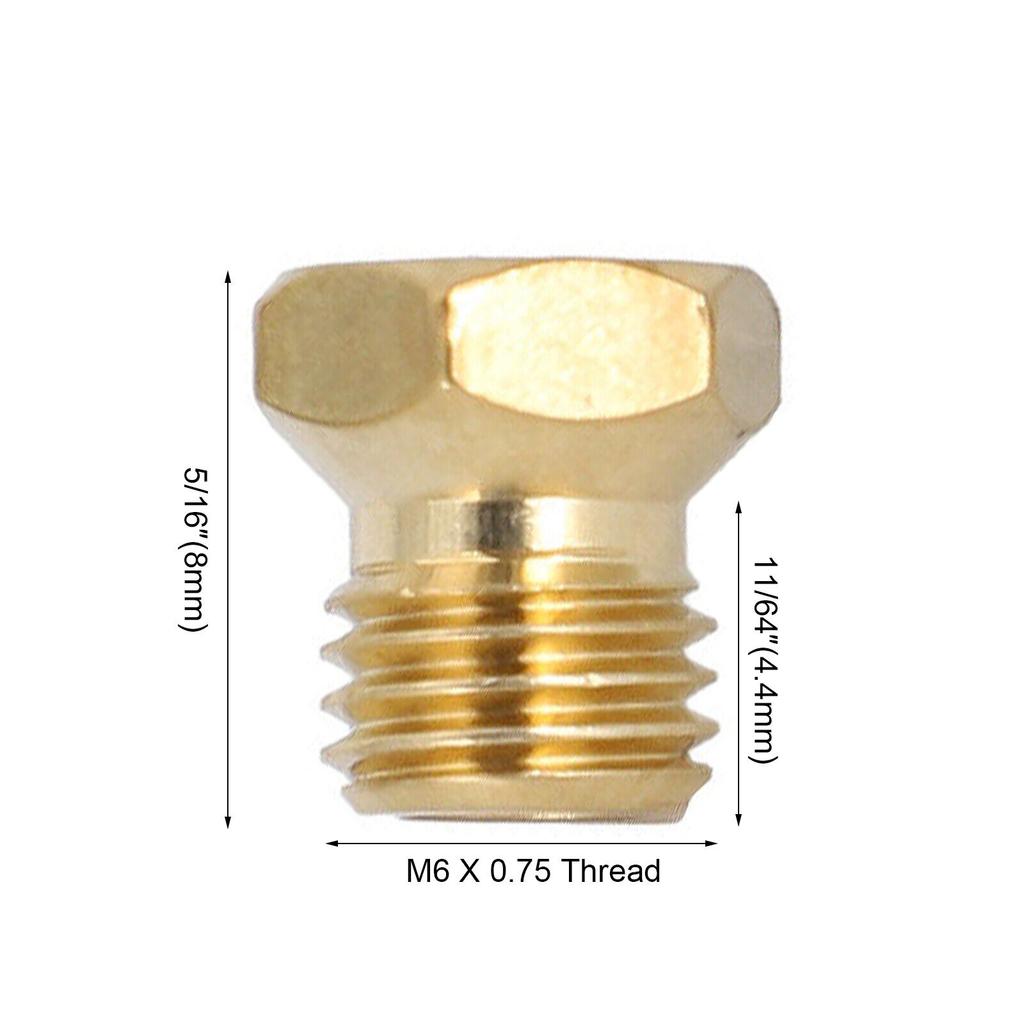 5 Pcs LPG Gas Jet Set Burner Gas Hob LPG Conversion Kit Nozzles Propane Injector Cooker Hobs Gas Cooking Stove Gas Jets