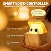 Cat Lamp Cowardly Meow  Atmosphere Fun Night Light,Remote+USB Recharge Cat Night Light,Cute Table Lamp,