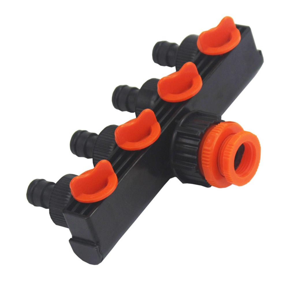 4-Way Tap Adapter Removable Garden Hose Splitters  Four Independent Switches for Outdoor Sprinkler Drip Irrigation System